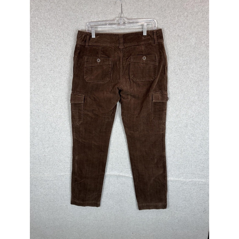 Woolrich Pants Womens 10 Brown Corduroy Cargo Pockets Outdoor Casual‎ Workwear - Picture 11 of 13